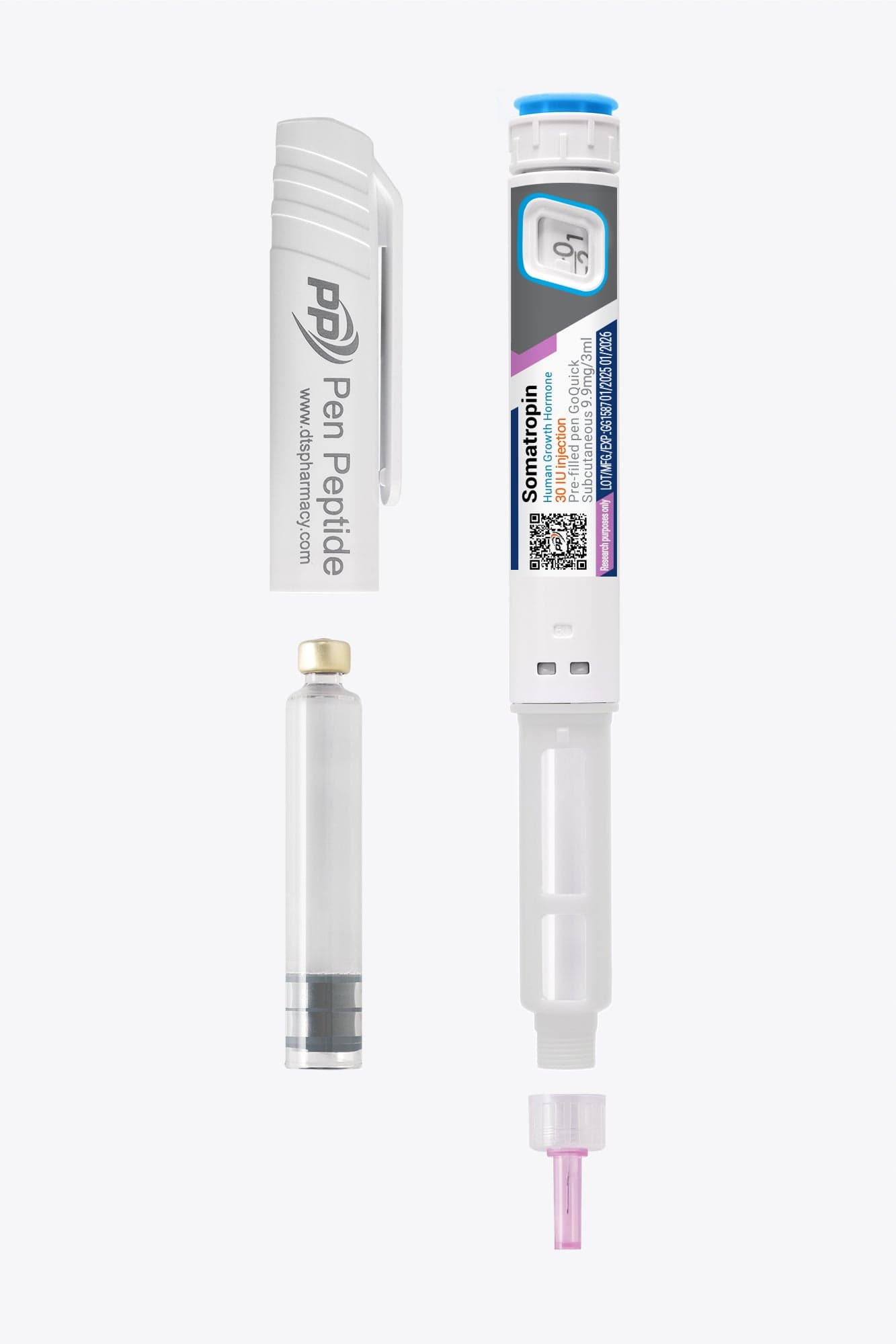 Somatropina (Human Growth Hormone) 30 IU | 9.9mg